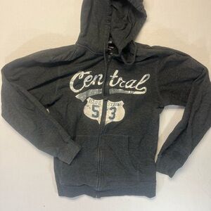 Urban Pipeline Dark Gray Zip-Up Hoodie